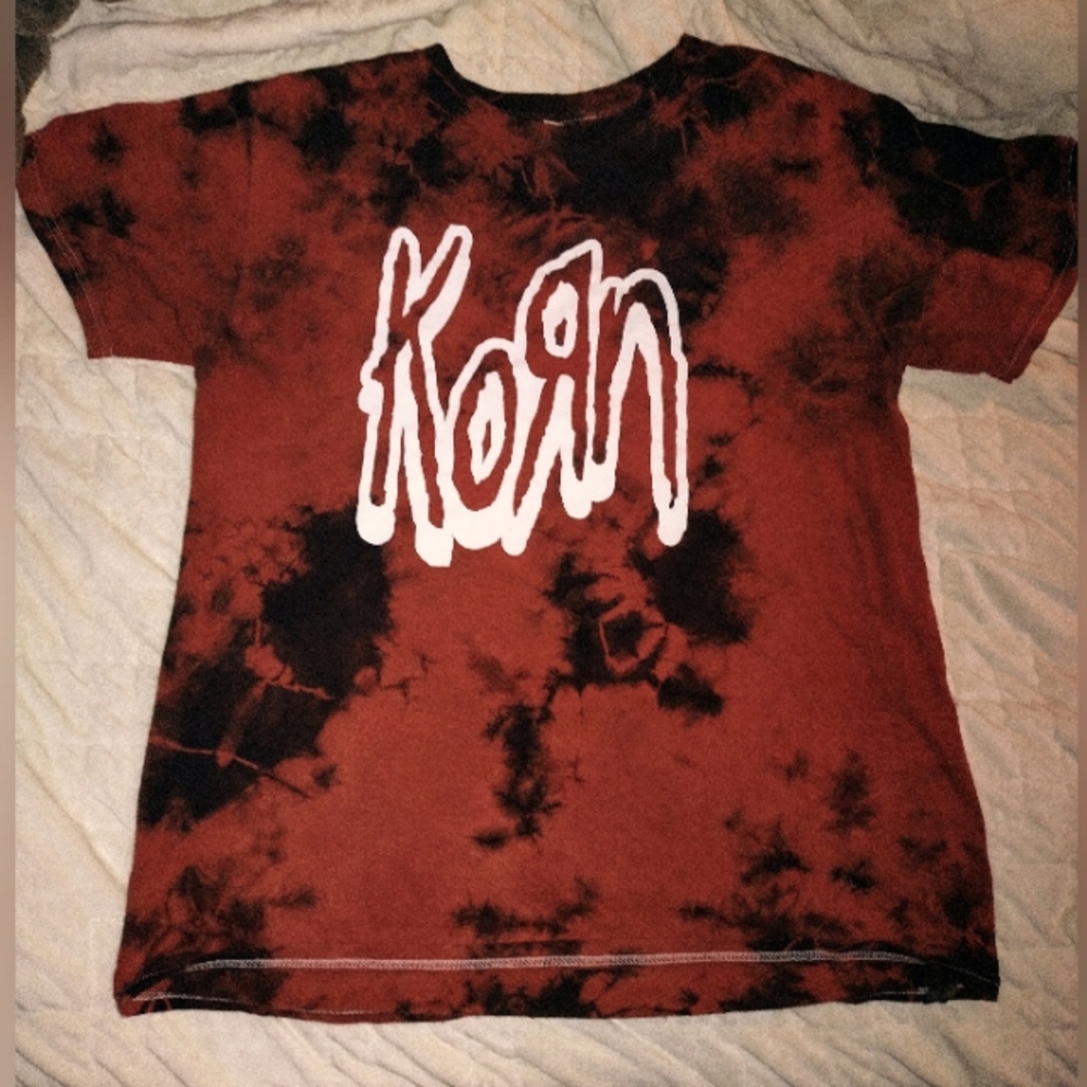 (SOLD ✅) KORN KOЯN T SHIRT UNISEX SMALL TIE DYE